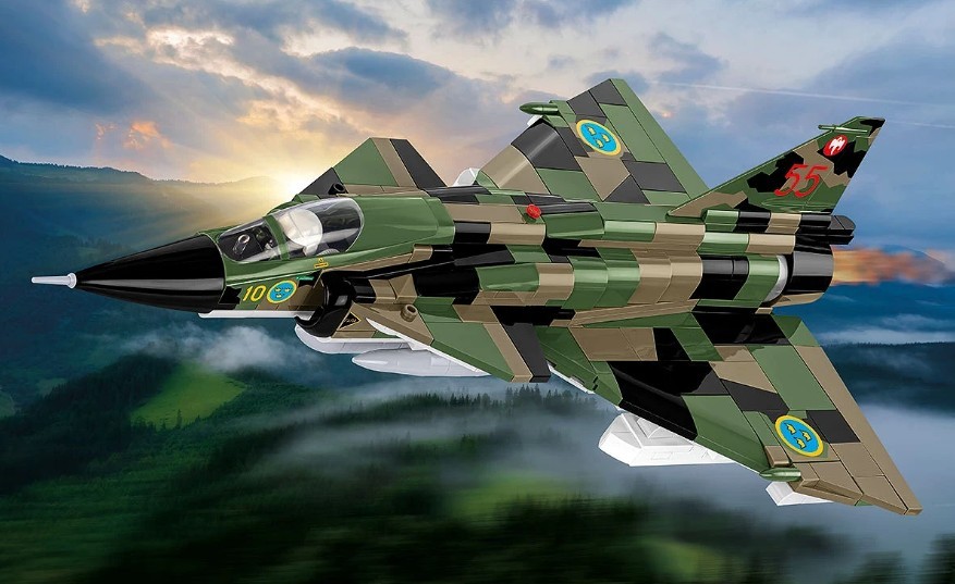 Klocki Saab AJS 37 Viggen 911 klocków