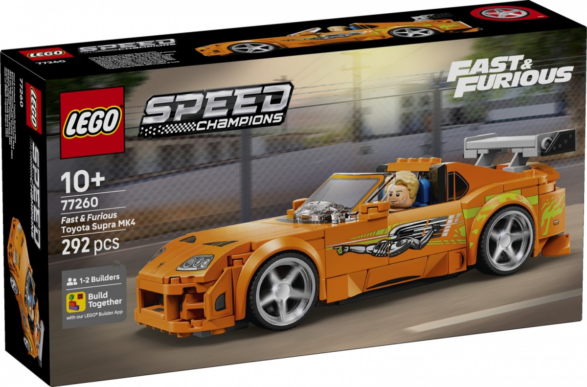 Klocki Speed Champions 77260 Szybcy i wściekli Toyota Supra MK4 