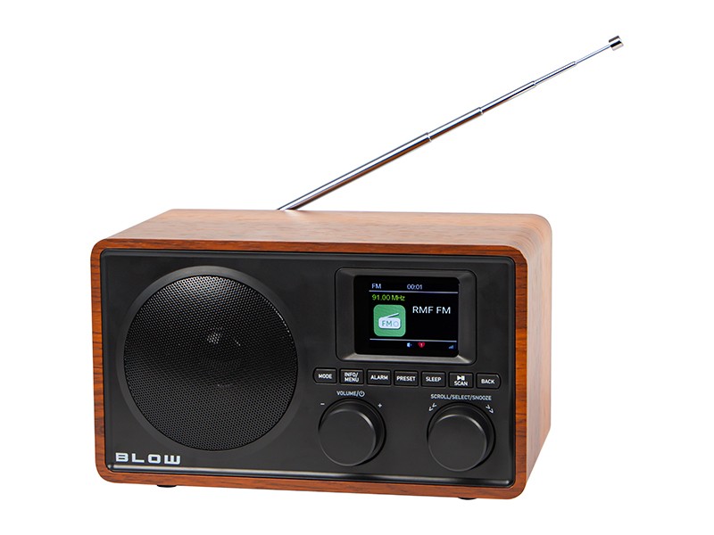 Radio przenośne RK5 BT FM/DAB+ kuchenne czarno-brązowe