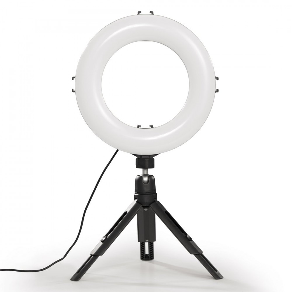 Lampa pierścieniowa z mini statywem smart 