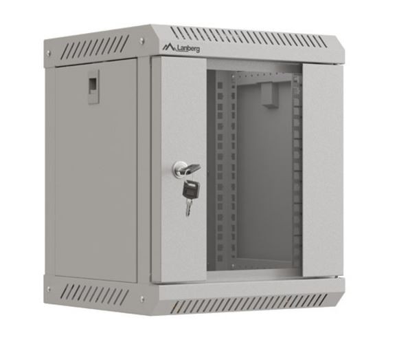 Szafa instalacyjna rack wisząca 10 cali 6U 300x300 szara 