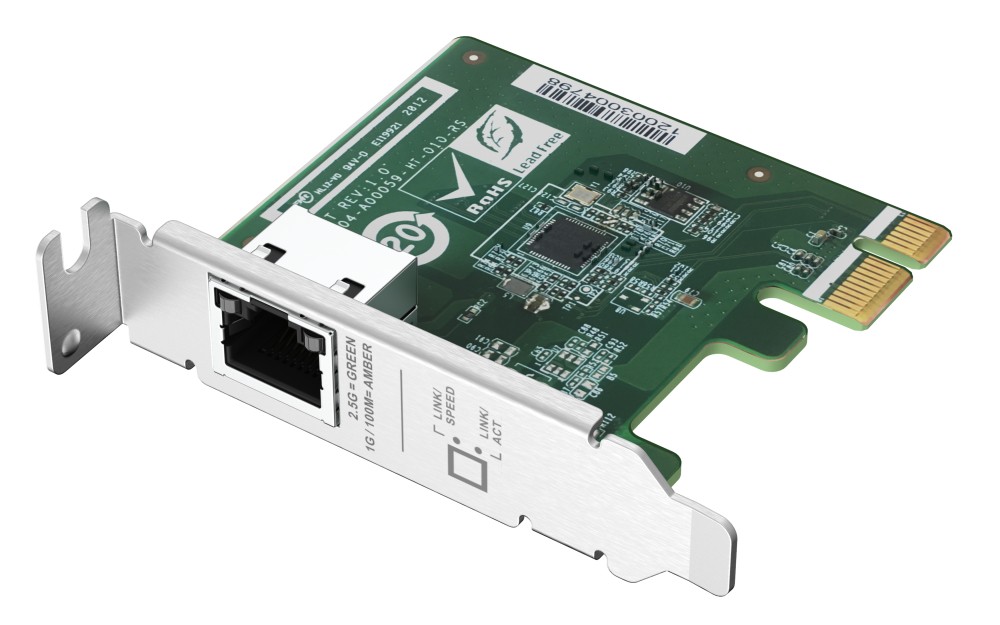 Karta sieciowa QXG-2G1T-I225 Karta s. Single port 2.5GbE 4-sp 