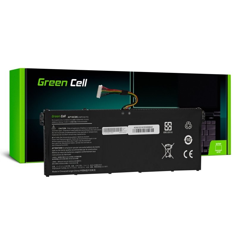 Bateria AP18C4K AP18C8K 11,55V 4350mAh do Acer Aspire 3 A515 