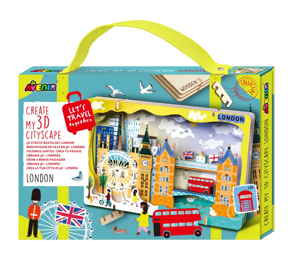 Puzzle Stwórz pejzaż miejski 3D - Londyn 
