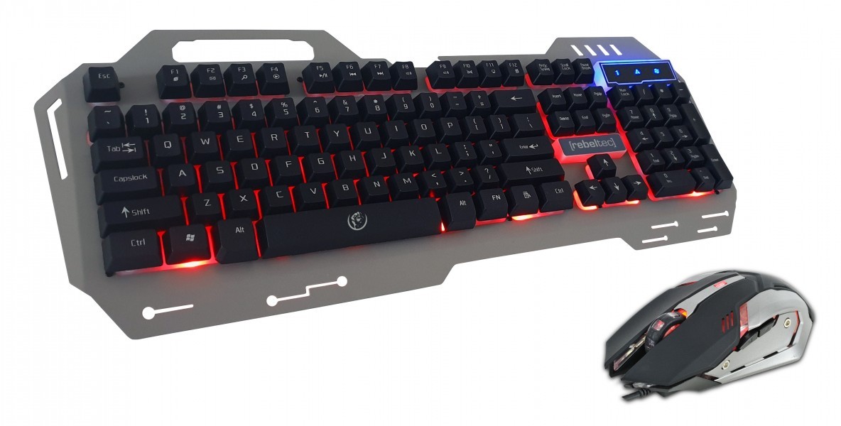 Zestaw dla graczy klawiatura+mysz Rebeltec INTERCEPTOR 2 