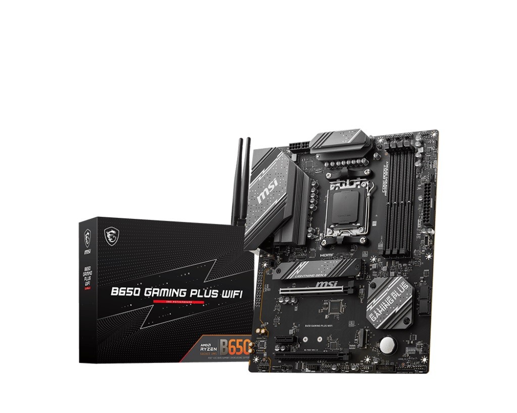 Płyta główna B650 GAMING PLUS WIFI AM5 4DDR5 HDMI/DP ATX 