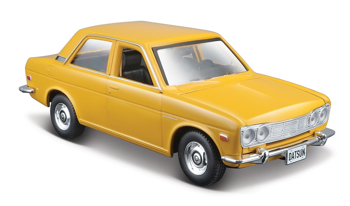 Model kompozytowy Datsun 510 1/24 żółty 
