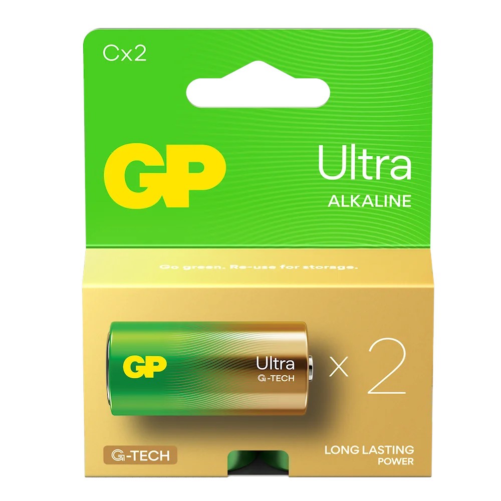 Bateria alkaliczna LR14/C ULTRA 2 sztuki (G-TECH) 