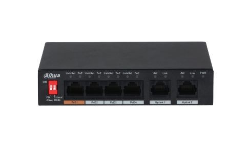Switch PoE 4-port  2x RJ45  PFS3006-4ET-60-V2