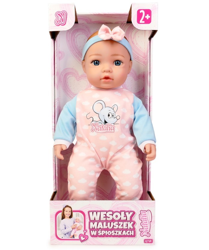 Lalka Natalia - Bobas funkcyjny 45 cm 