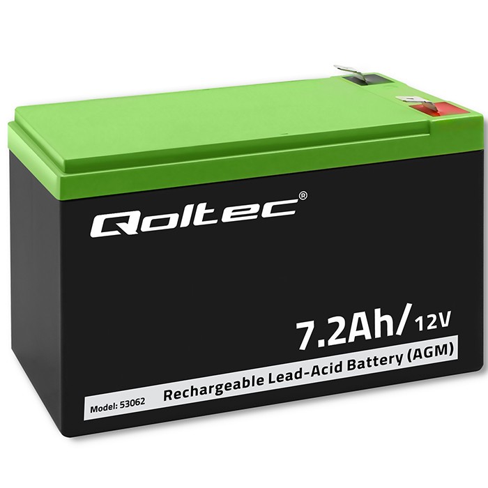 Akumulator AGM 12V | 7.2Ah | max. 108A 