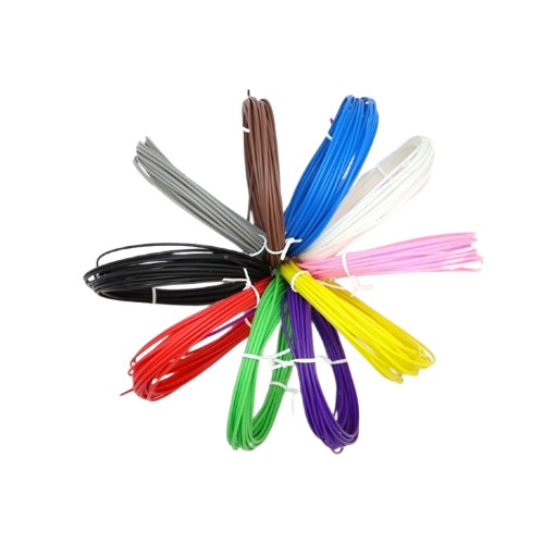 Zestaw niskotemperaturowych filamentów PCL, 1,75 mm, 0,15 kg, 10 kolorów