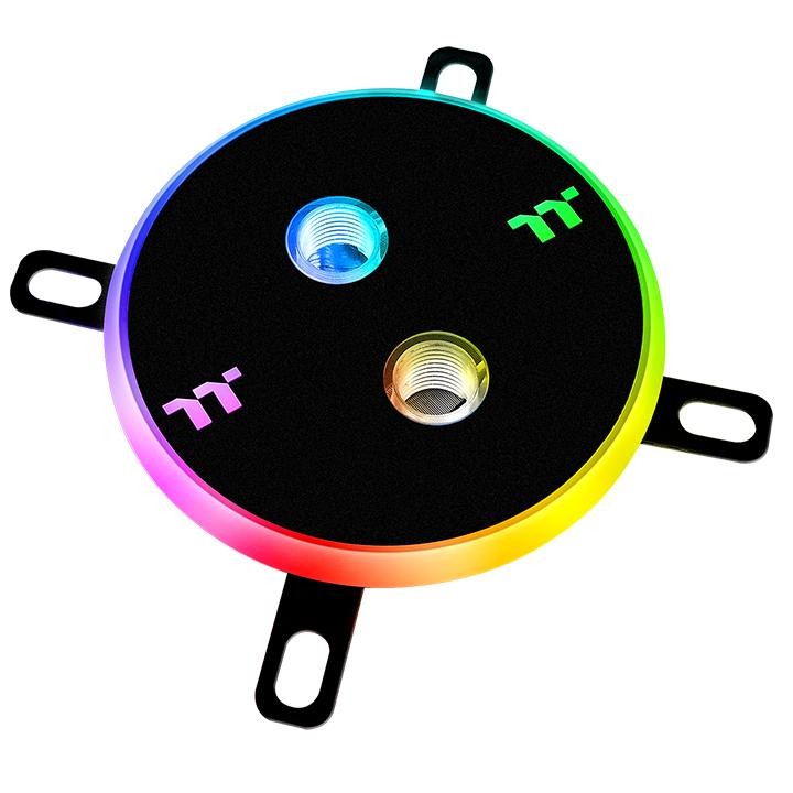 Blok wodny CPU Pacific W4 Plus (G 1/4, miedź) - RGB 