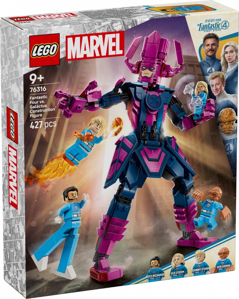Klocki Super Heroes 76316 Figurka Fantastycznej Czwórki kontra Galactus 