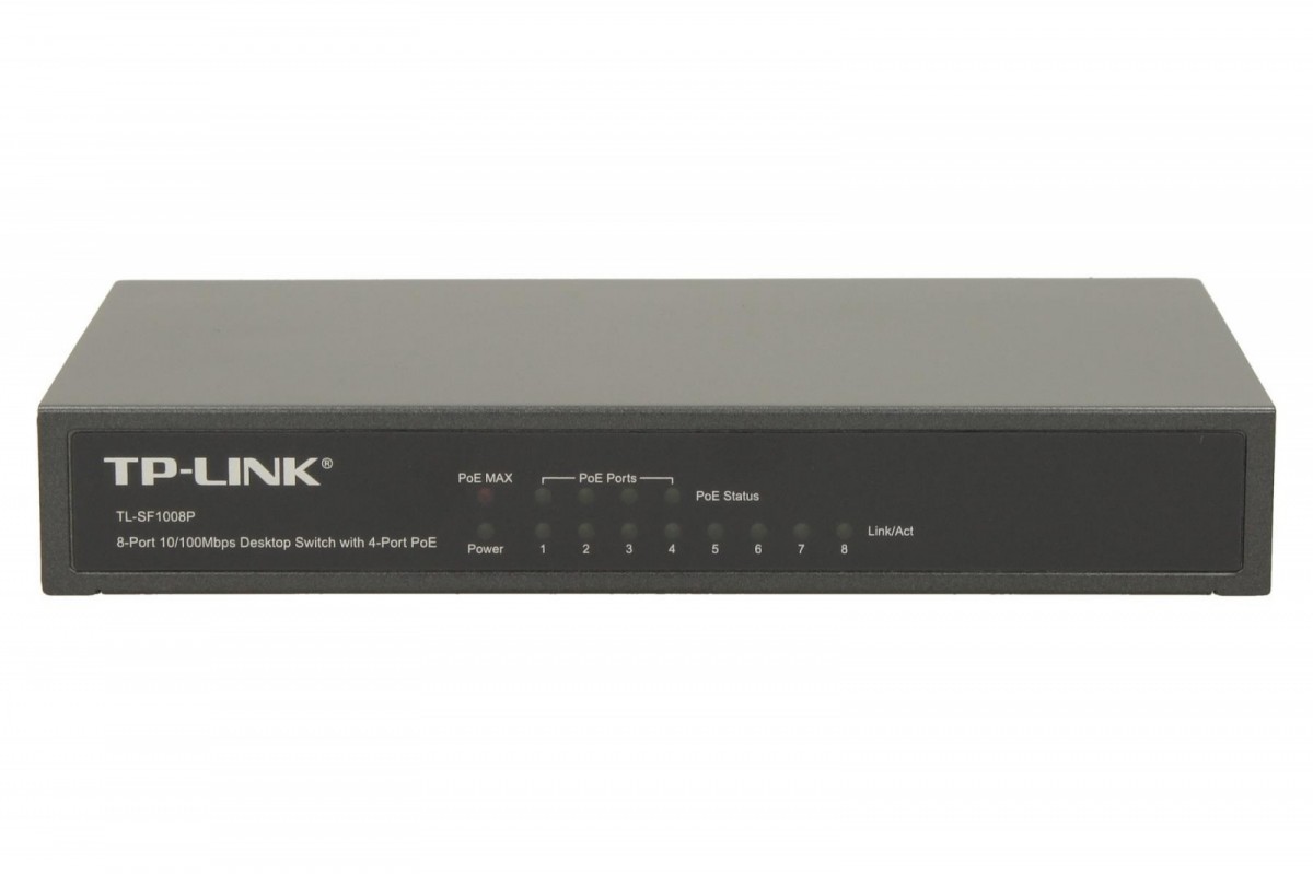 SF1008P switch 8x10/100 PoE Desktop