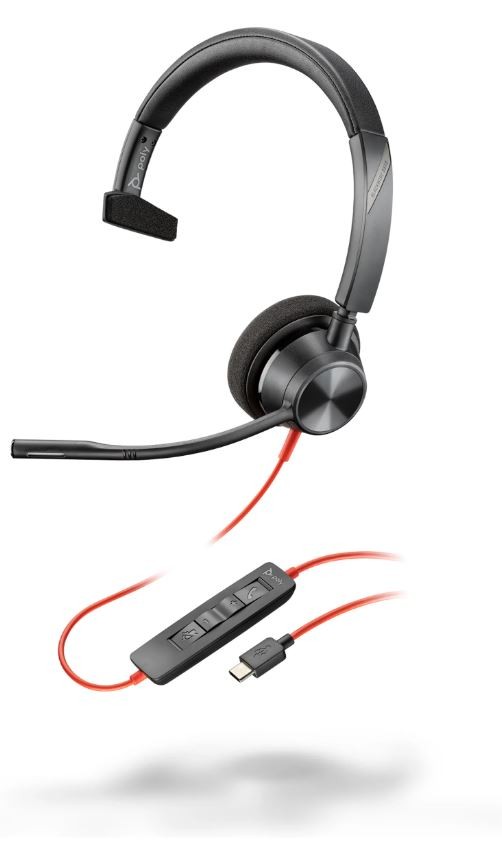 Słuchawki Blackwire 3310 Mono USB-C/A 8X215AA 