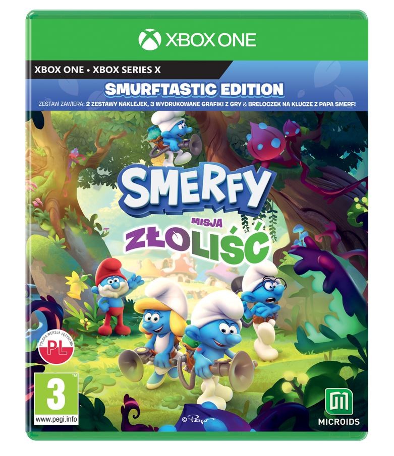 Gra Xbox One Smerfy Misja Złoliść Edycja Smerfastyczna 