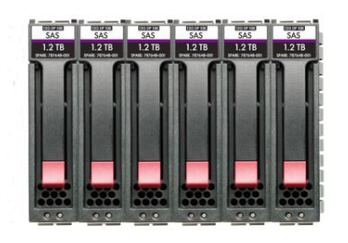 Dysk twardy MSA 10.8TB SAS 10K SFF 6pk HDD Bdl R0Q66A 