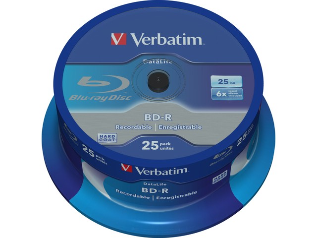 Płyty BD-R 6x 25GB 25P CB DataLife 43837 