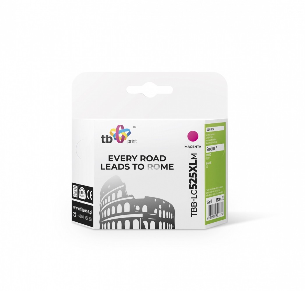 Tusz do Brother LC529/539 TBB-LC525XLM MA