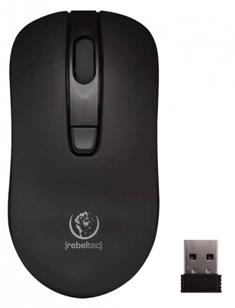 Mysz bezprzewodowa Rebeltec STAR black 800/1000/1600 DPI 