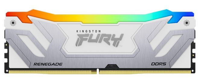 Pamięć DDR5 Fury Renegade RGB 24GB(1*24GB)/8400 CL40 biała 