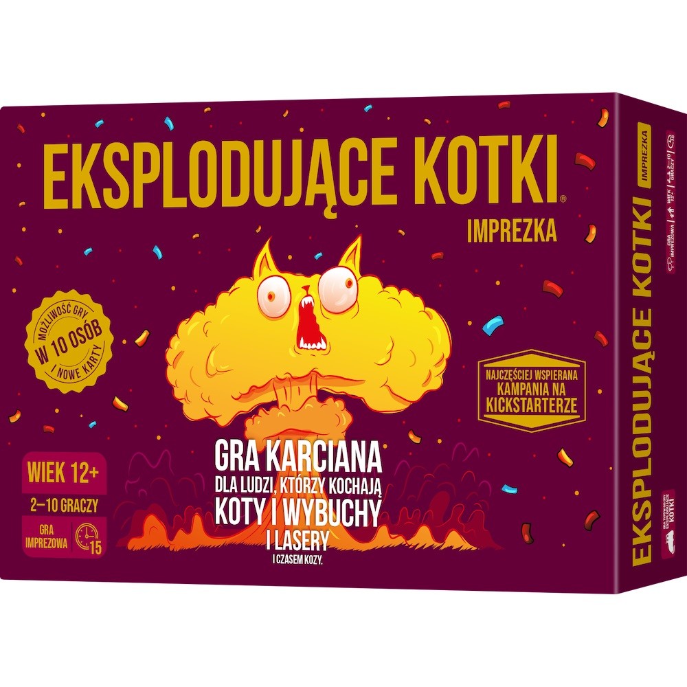 Gra Eksplodujące Kotki: Imprezka (cicha wersja)