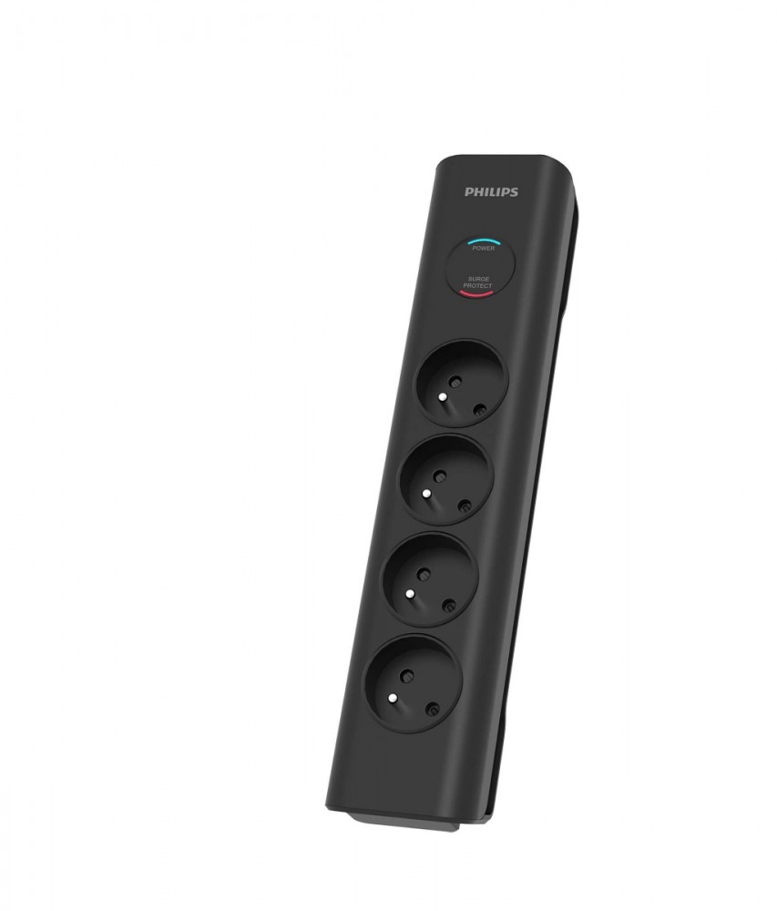 Listwa antyprzepięciowa SPN7040BA/60 4 gniazda AC, 2m Czarna 