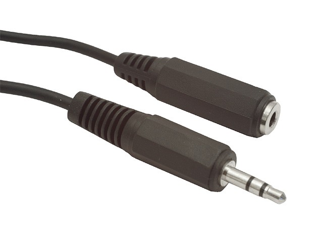 Przedłużacz Minijack M/F 3M stereo 