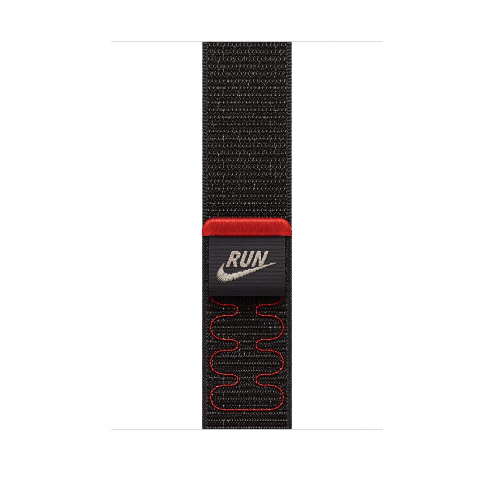 Opaska sportowa Nike w kolorze nocnej czerni do koperty 46 mm