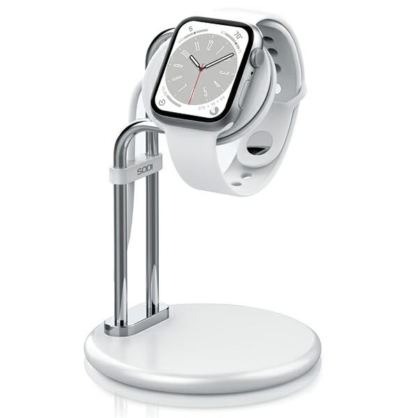 Stojak do Apple Watch SAW-300 ładowanie srebrny 