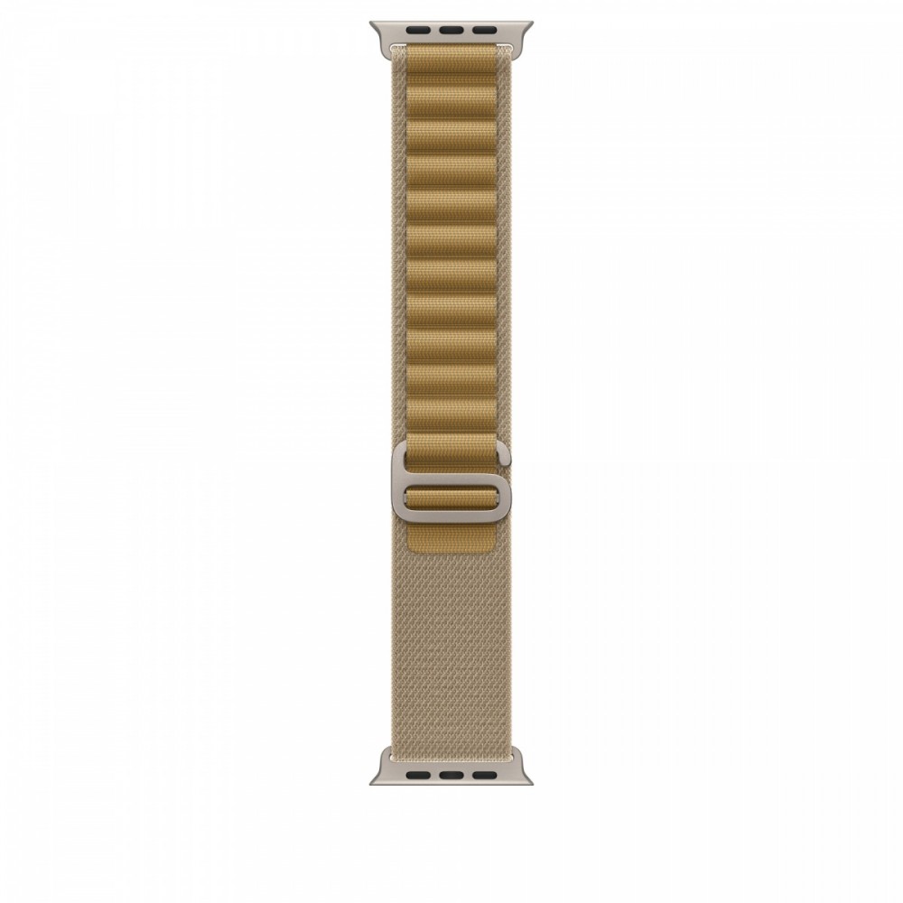 Opaska Alpine w kolorze beżu do koperty 49 mm - rozmiar S - elementy z tytanu w kolorze naturalnym