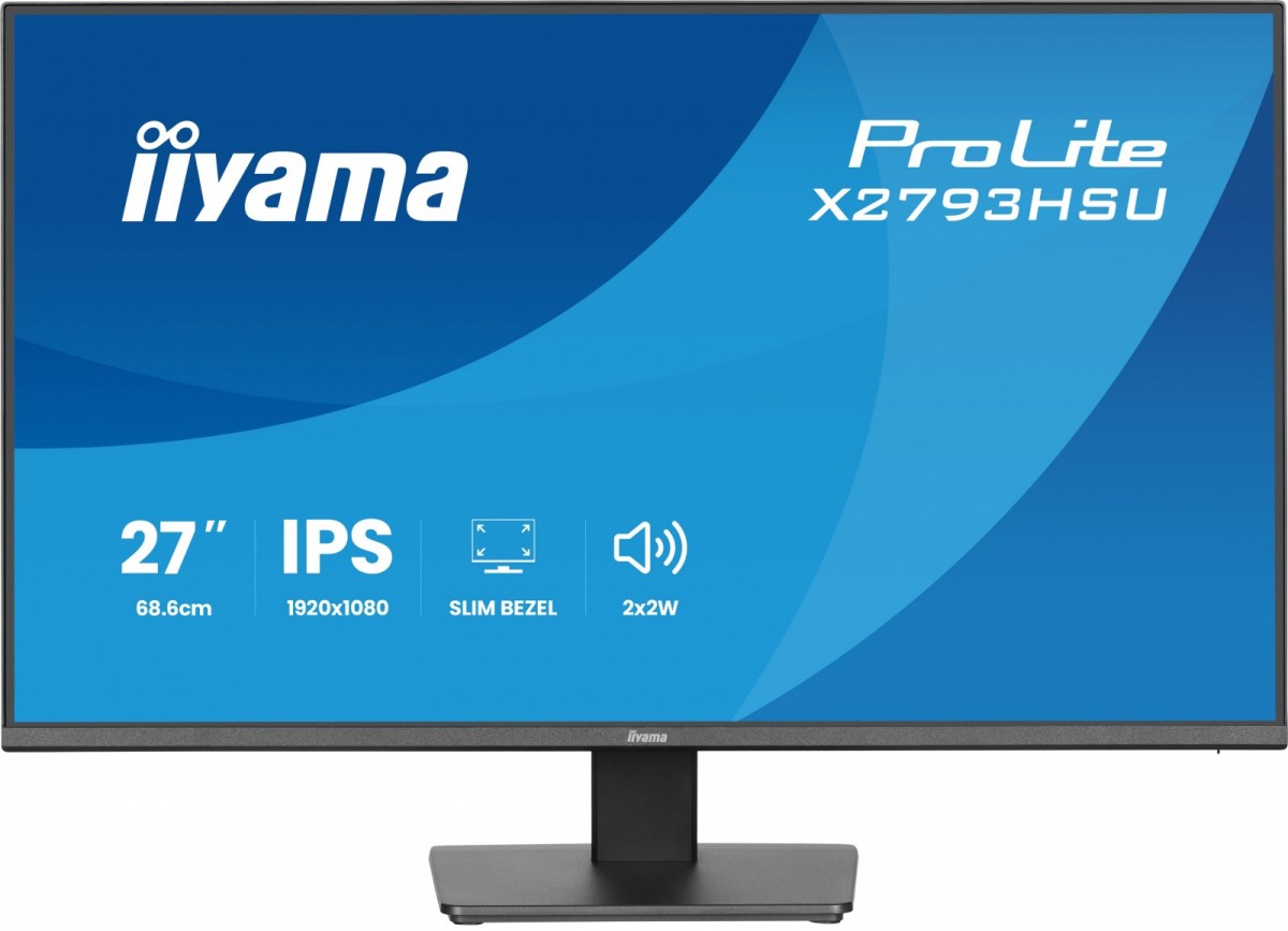Monitor 27 cali X2793HSU-B1 IPS.HDMI.DP.120Hz,2xUSB, 1500:1,350cd,   cienka ramka z 4 stron 
