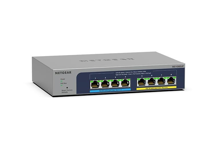 Przełącznik MS108EUP Switch 8x2.5GE PoE++ 