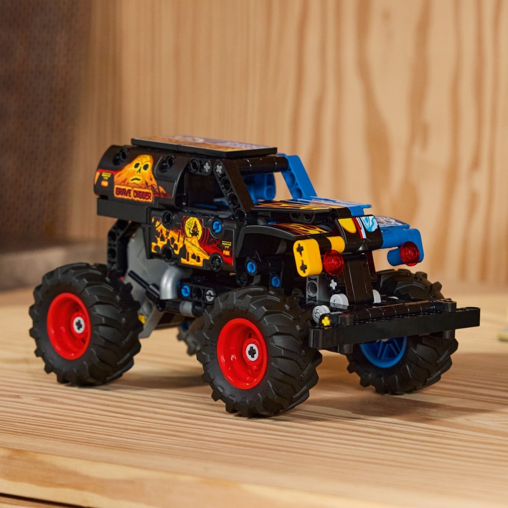 Klocki Technic 42219 Monster Jam Grave Digger Ogień i lód