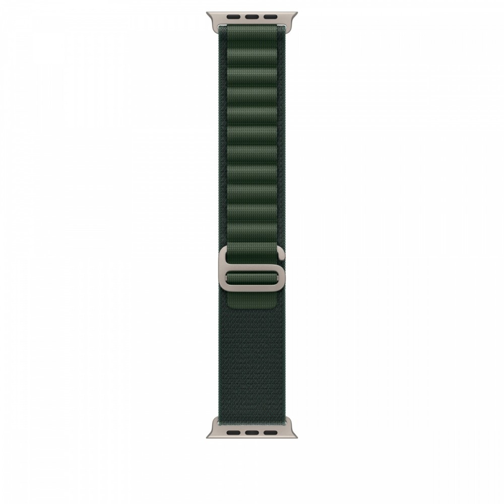 Opaska Alpine w kolorze ciemnozielonym do koperty 49 mm - rozmiar S - elementy z tytanu w kolorze naturalnym