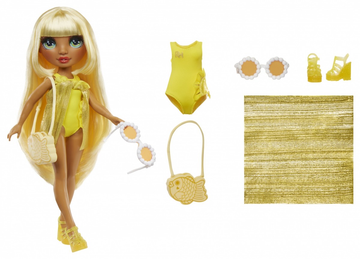 Lalka Rainbow High Swim Style Sunny Yellow 