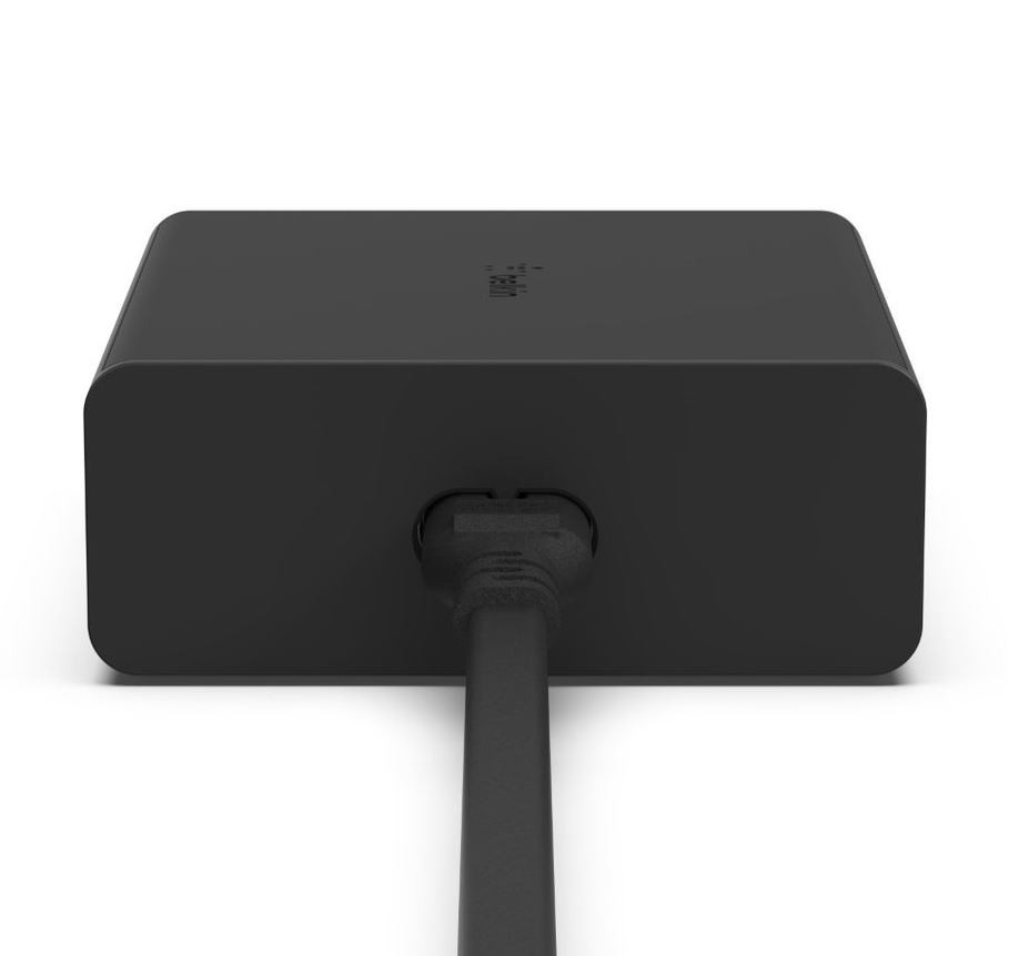 Ładowarka 108W 4-porty GaN 2xUSB- A 2xUSB-C czarna 