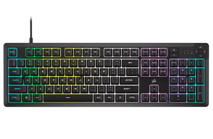 Klawiatura K55 Core RGB Czarna
