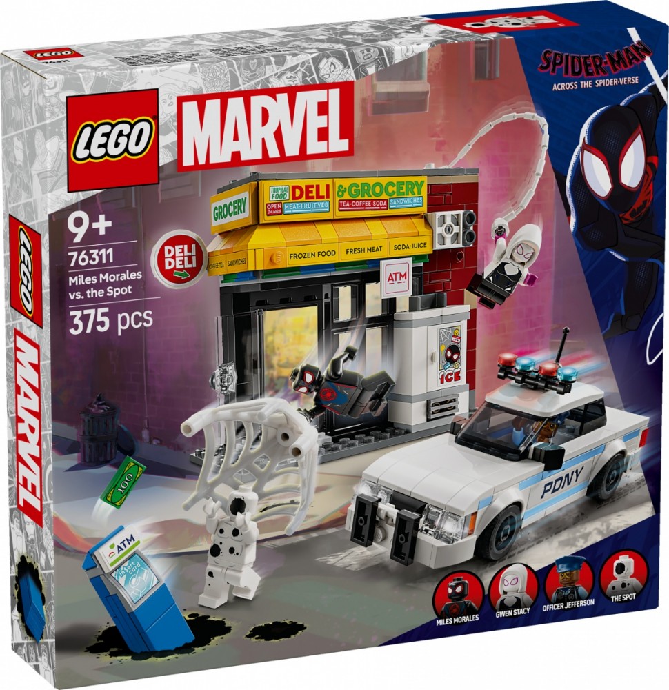Klocki Super Heroes 76311 Multiwersum: Miles Morales kontra Spot 