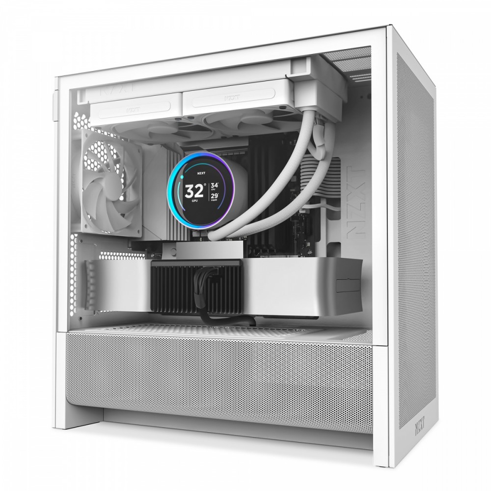 Obudowa H3 Flow mATX mini Tower biała 