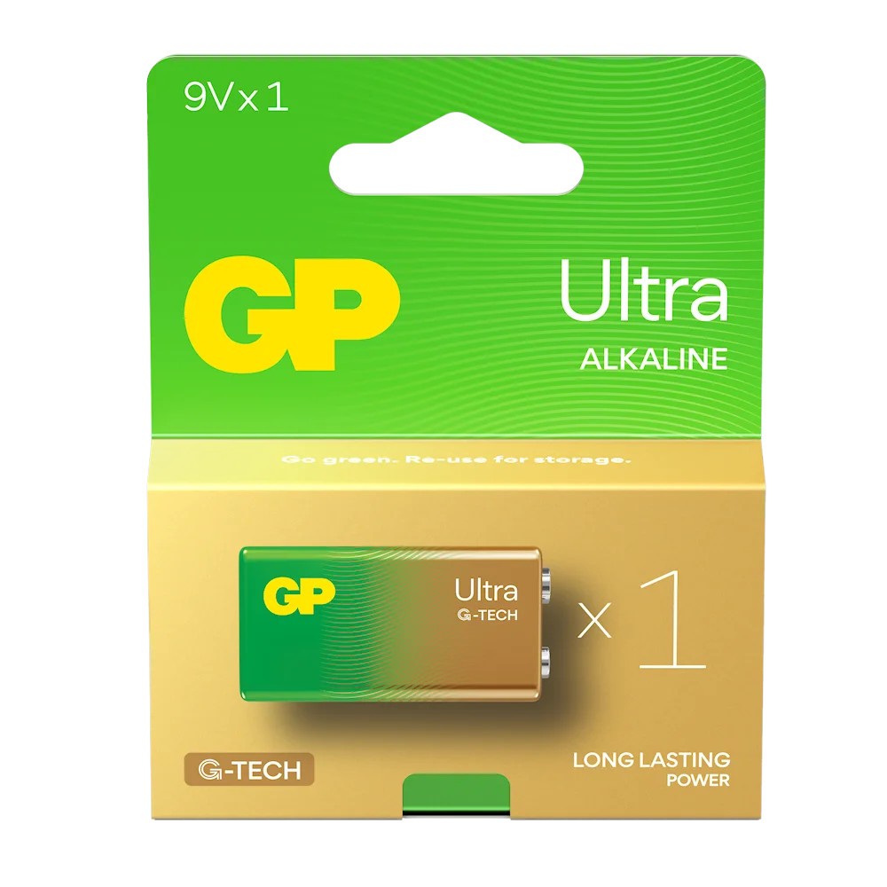 Bateria alkaliczna 6LR61 9V ULTRA 1 sztuka (G-TECH) 