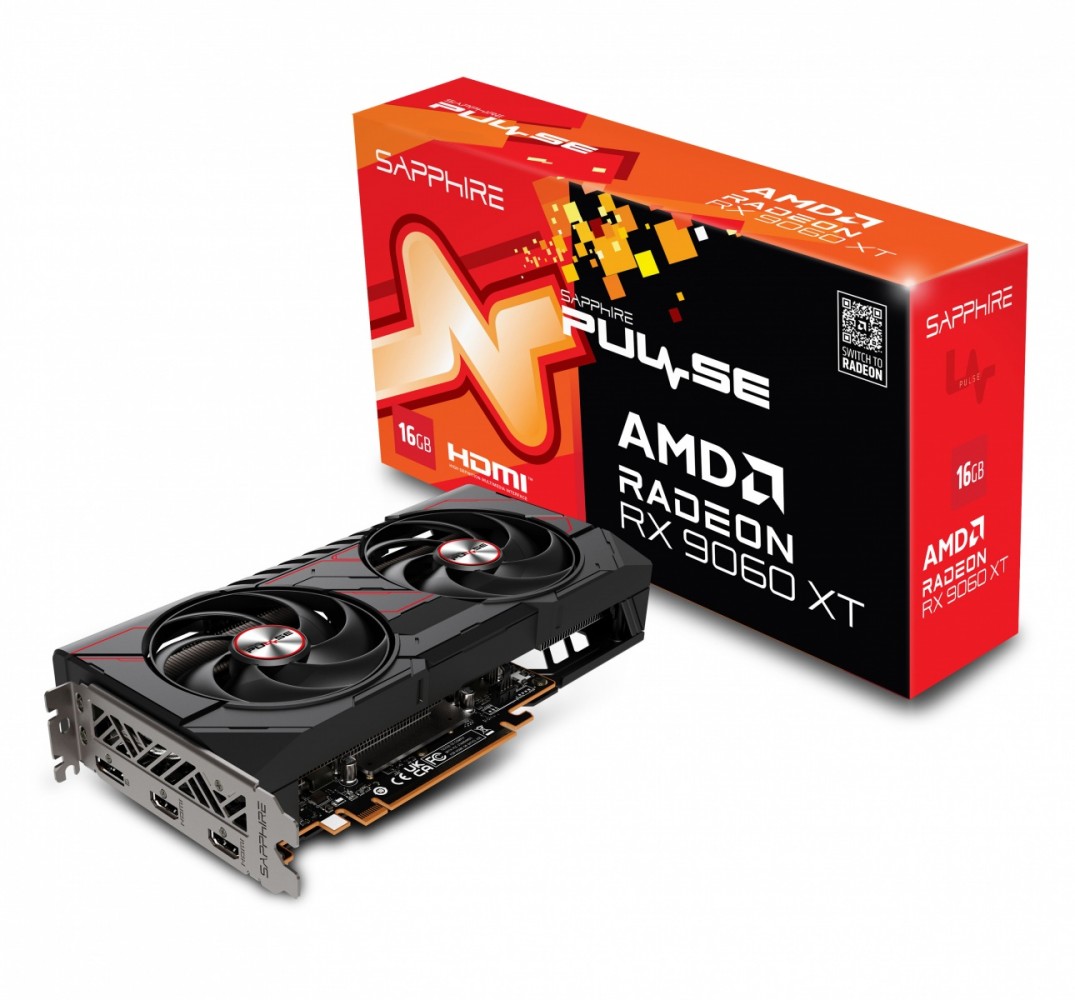 Karta graficzna Radeon RX 9060 XT PULSE 16GB GDDR6 128bit DP/2HDMI