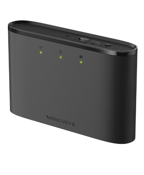 Hotspot przenośny Mercusys 4G LTE 150Mbps 4G LTE Mobile Wi-Fi Build-In 150Mbps 4G LTE Mode SPEED: 150 Mbps at 2.4 GHz, 4G Cat4 150/50 Mbps MT110