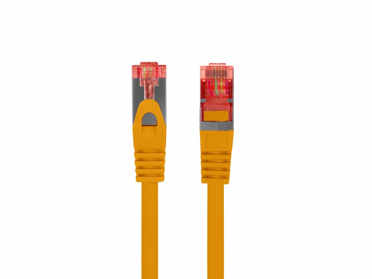 Patchcord kat.6 s/ftp lszh cu 0.25m pomarańczowy fluke passed 