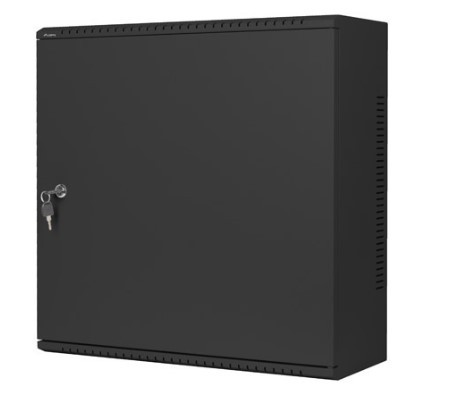 Szafa instalacyjna rack wisząca 19 cali 6U+3U 540x200 niskoprofilowa (złożona) czarna 