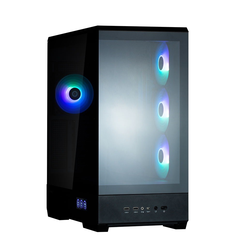 Obudowa P50 DS Mid-Tower 4 wentylatory ARGB czarna