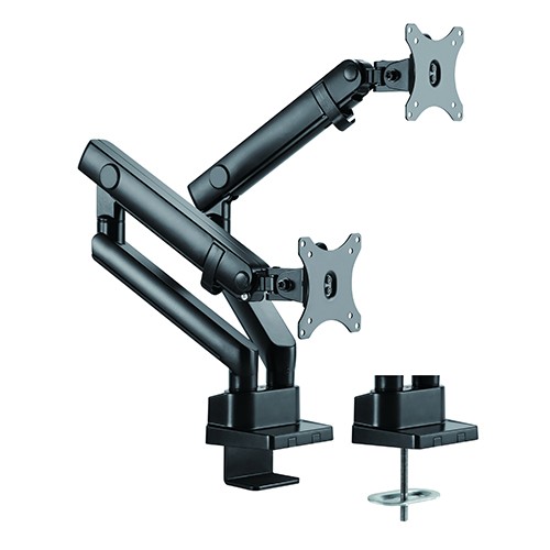 Uchwyt na dwa monitory do 32 cali IB-MS314-T