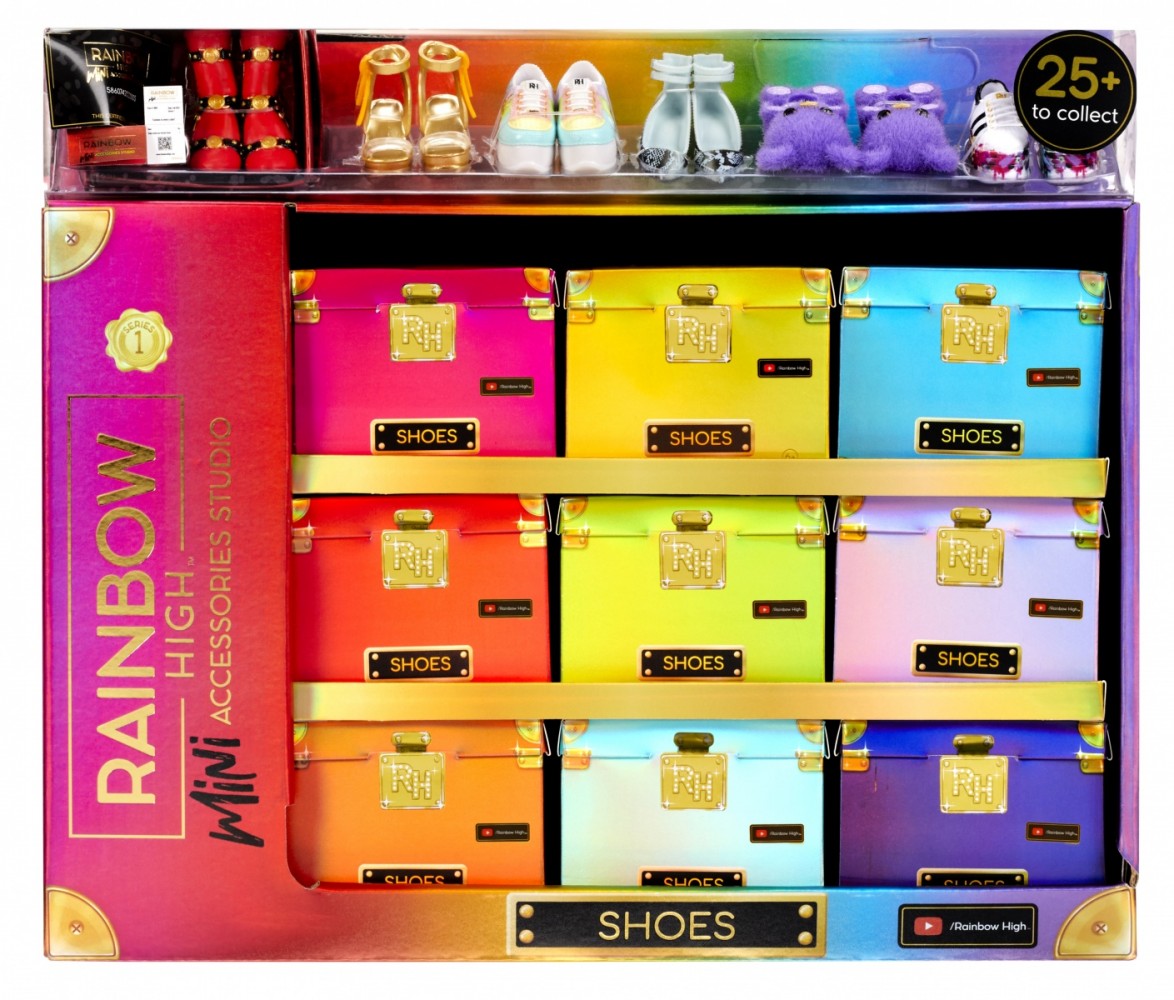 Akcesoria  Rainbow High Buty display 27 sztuk