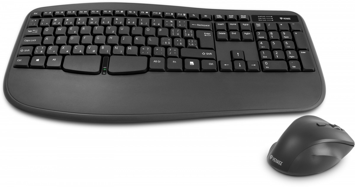 Zestaw bezprzewodowy klawiatura + mysz YKM 2009CS 